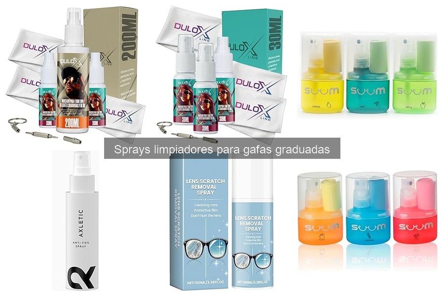 Comparativa: Spray Limpiador vs Métodos de Limpieza para Gafas