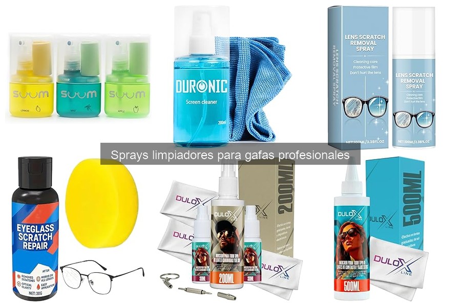 Comparativa: Sprays Limpiadores para Gafas vs. Métodos Tradicionales