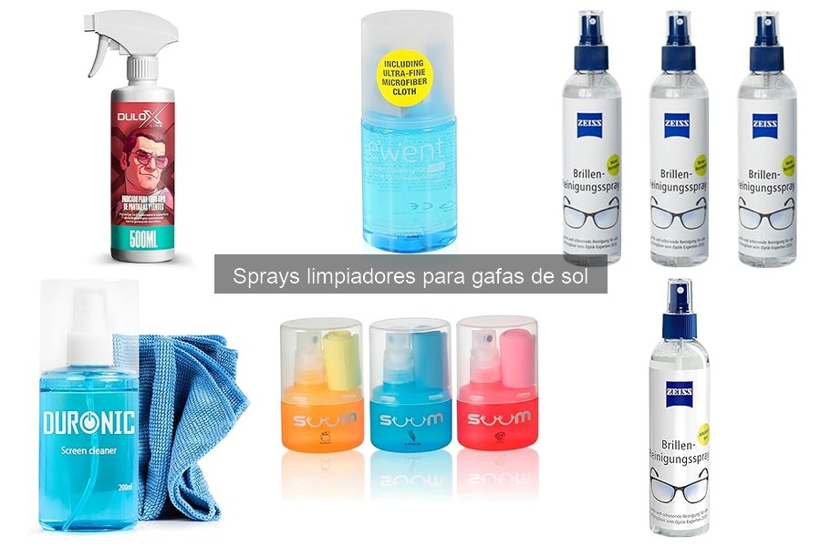 Comparativa: Sprays Limpiadores vs Métodos de Limpieza de Gafas