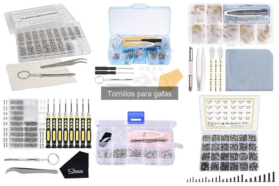Comparativa: Tornillos de Plástico vs. Metal para Gafas