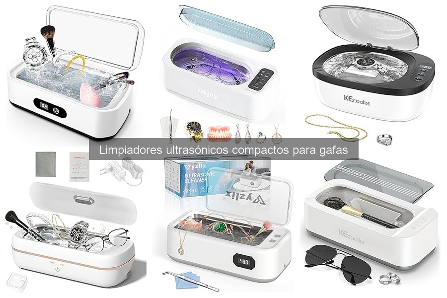 Compra limpiadores ultrasónicos compactos para gafas baratos