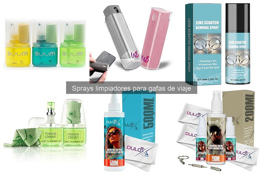 Consejos para elegir el mejor spray limpiador de gafas de viaje
