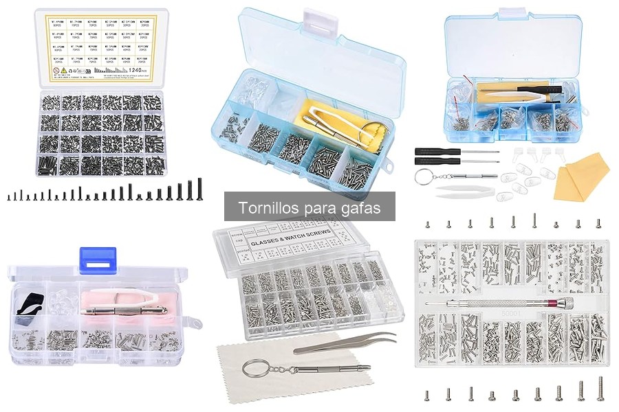 Consejos para Elegir Tornillos para Gafas Infantiles