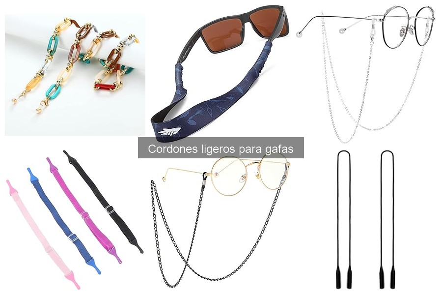 Cordones ligeros para gafas: ¿son realmente resistentes?