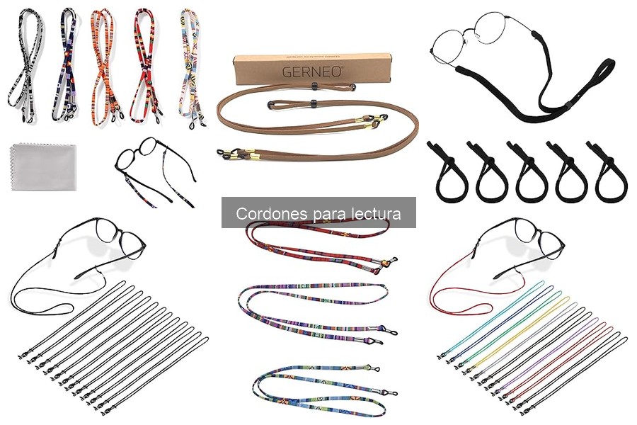 Cordones para lectura que no dañan tus gafas