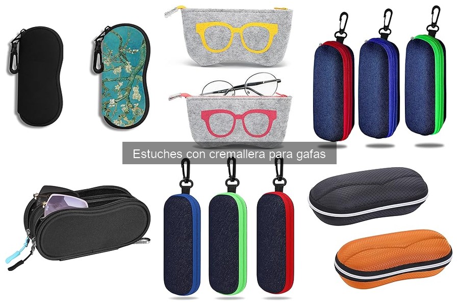 ¿Cuál es el mejor estuche con cremallera para gafas?