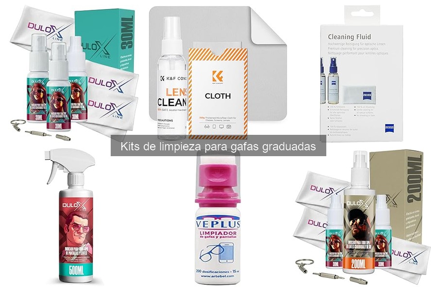 ¿Cuánto cuesta un kit de limpieza para gafas graduadas?