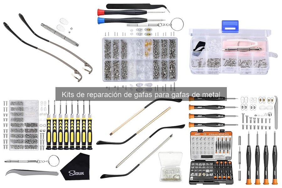 Descubre el precio de los kits de reparación de gafas de metal