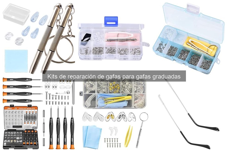 Descubre qué incluye un kit de reparación de gafas graduadas