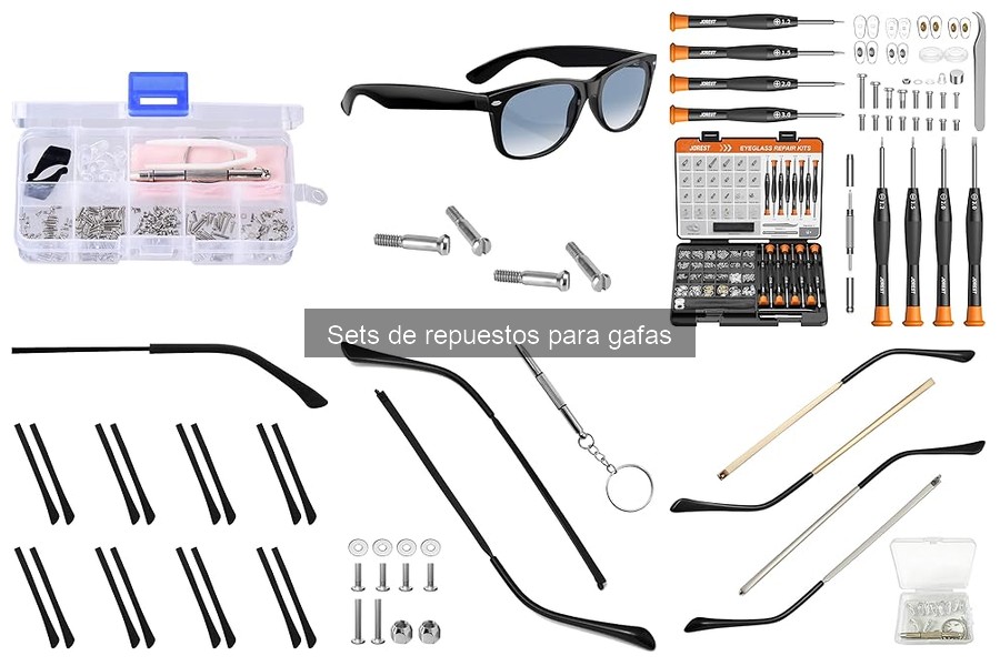 Diferencias entre sets de repuestos para gafas de lectura y sol
