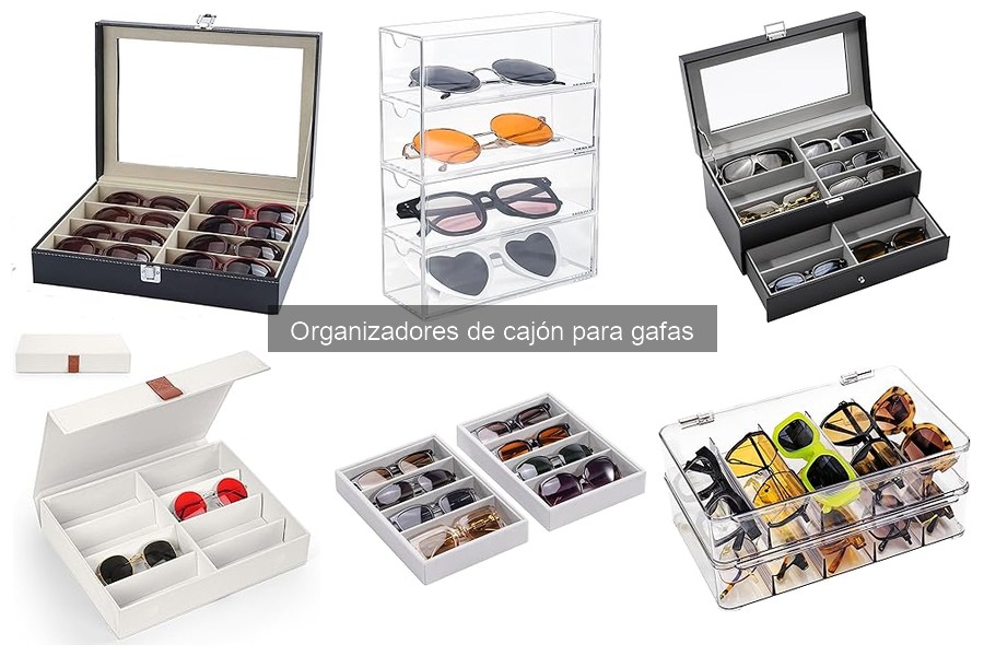 Diseños Elegantes de Organizadores de Cajón para Gafas
