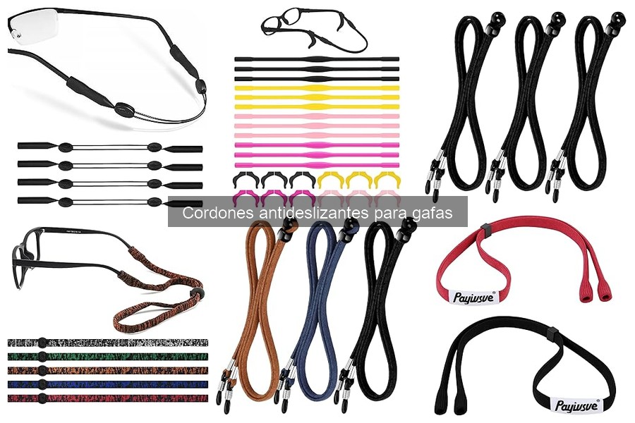 Dónde comprar cordones antideslizantes para gafas baratos