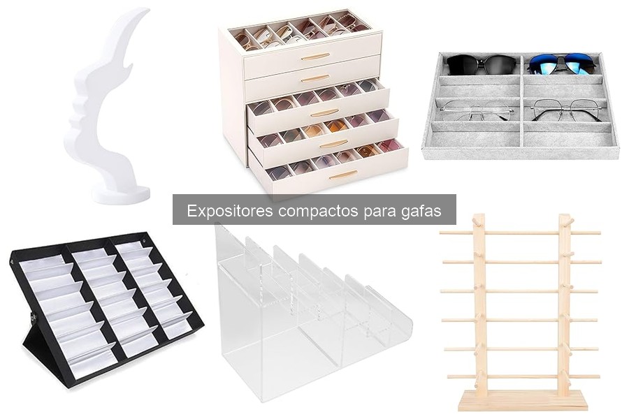 Dónde comprar expositores compactos para gafas: guía completa