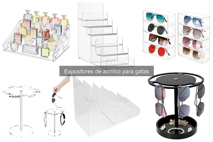 Dónde comprar expositores de acrílico para gafas fácilmente