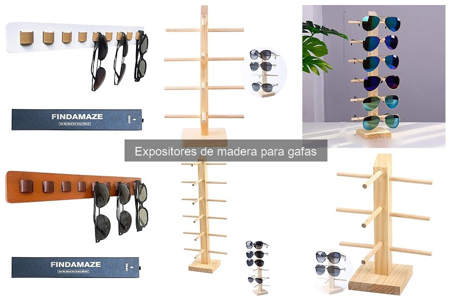 Dónde comprar expositores de madera para gafas: Mejores opciones