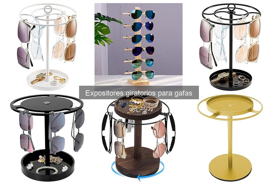 Dónde comprar expositores giratorios para gafas