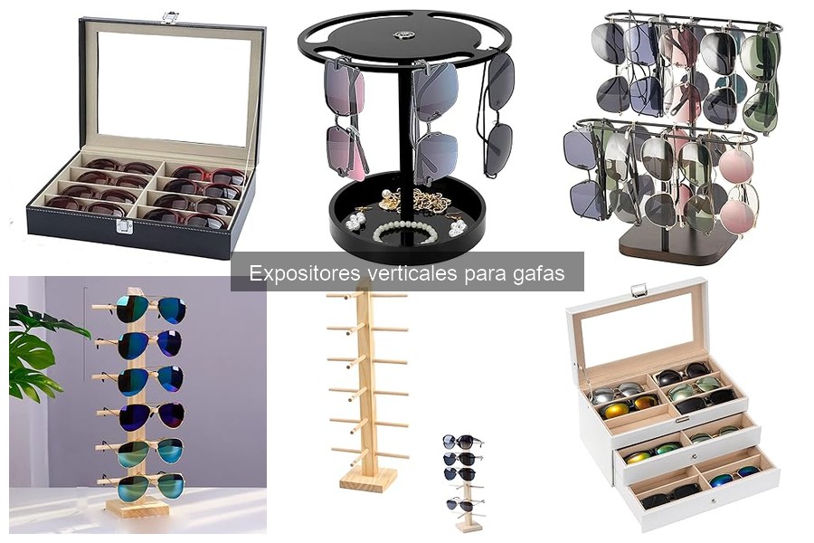 Dónde comprar expositores verticales para gafas: precios y opciones