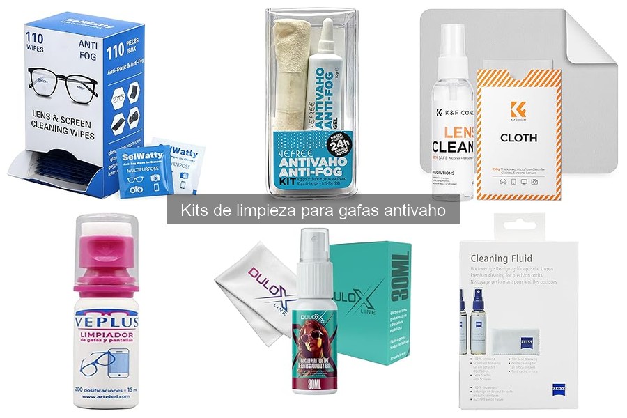 Dónde comprar kits de limpieza para gafas antivaho