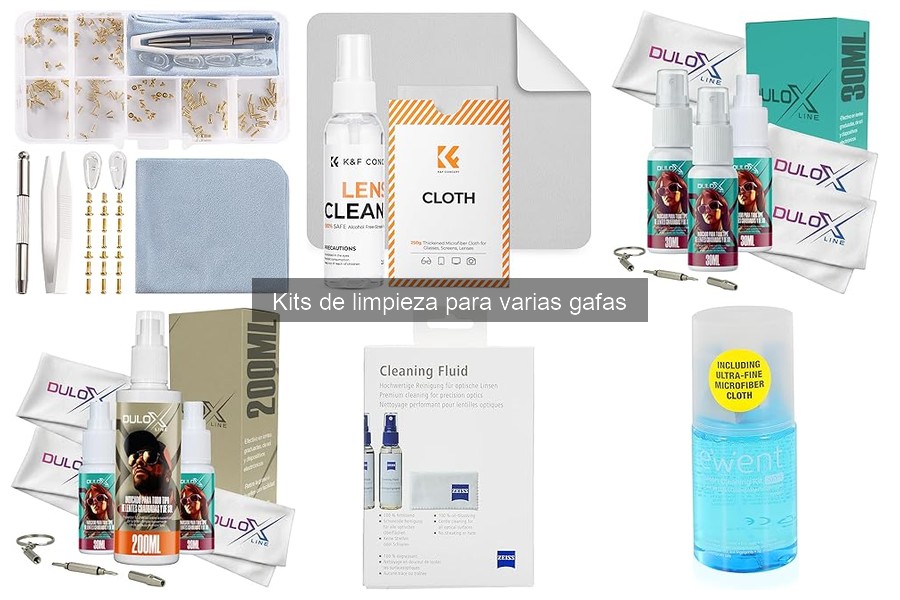 ¿Dónde comprar kits de limpieza para gafas online y en tiendas?