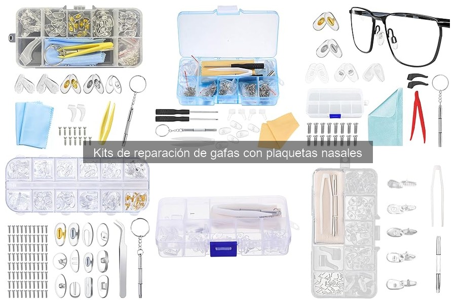 Dónde comprar kits de reparación de gafas con plaquetas nasales