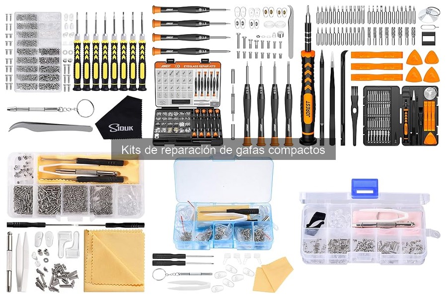 Dónde comprar kits de reparación de gafas: Mejores opciones