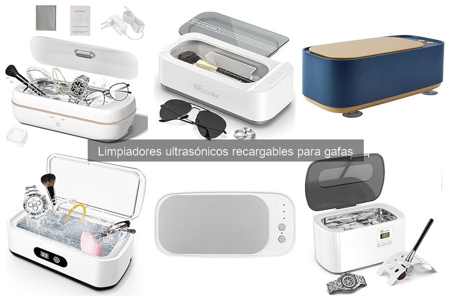 Dónde comprar limpiadores ultrasónicos recargables para gafas