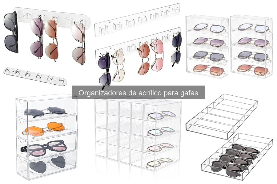 Dónde comprar organizadores de acrílico para gafas a buen precio