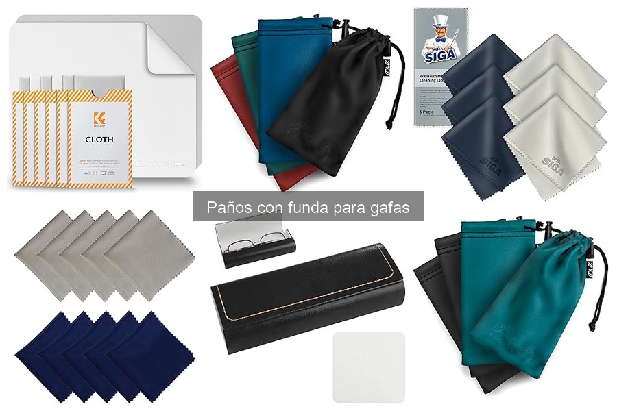 Dónde comprar paños con funda para gafas online fácilmente
