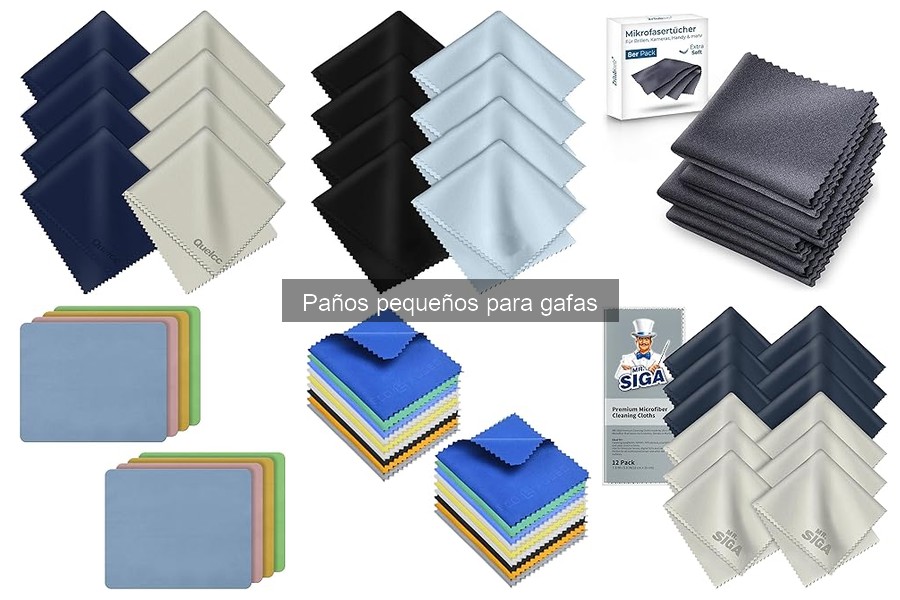 Dónde comprar paños de limpieza para gafas a buen precio