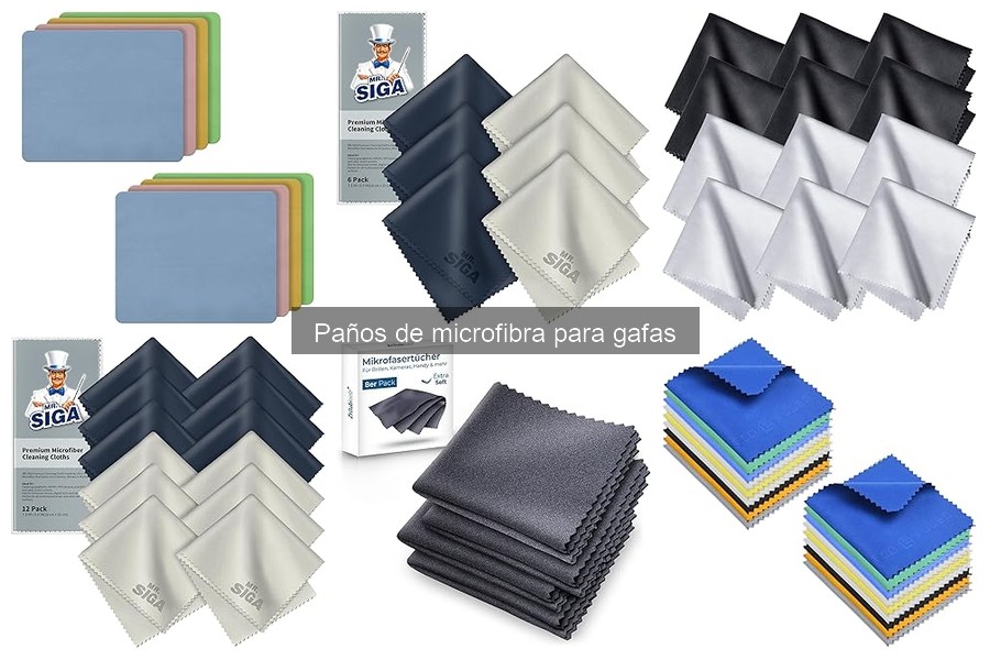 Dónde comprar paños de microfibra para gafas a buen precio
