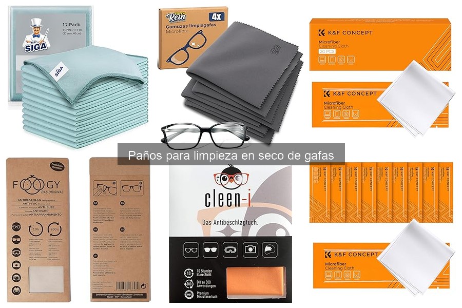 Dónde comprar paños para limpieza en seco de gafas