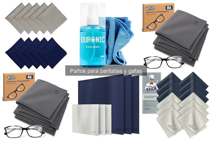 Dónde comprar paños para pantallas y gafas: guía de tiendas