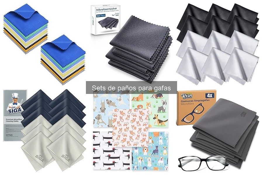 Dónde comprar sets de paños para gafas baratos