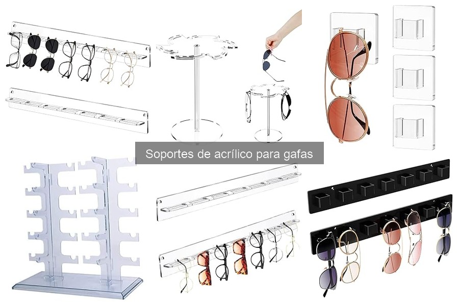 Dónde comprar soportes de acrílico para gafas a buen precio