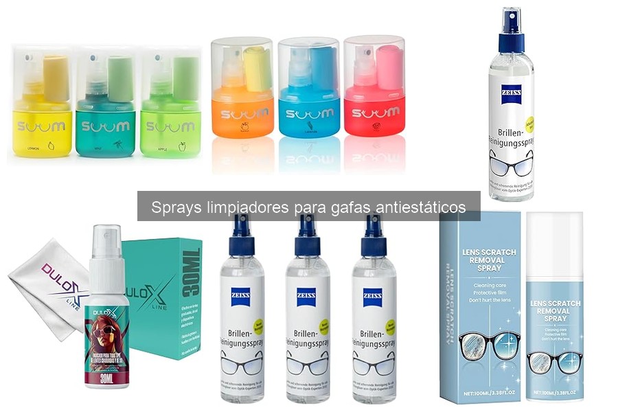 ¿Dónde comprar sprays limpiadores antiestáticos para gafas?