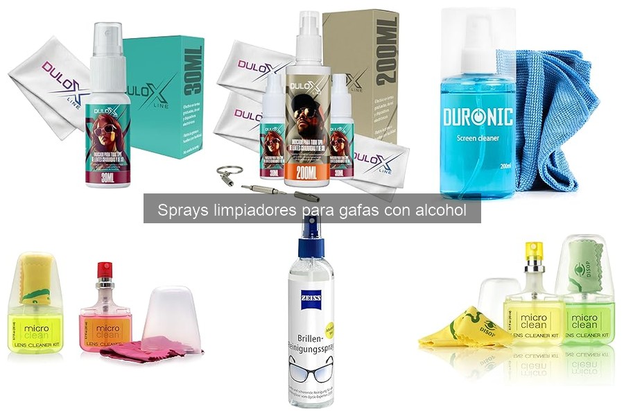 Dónde Comprar Sprays Limpiadores para Gafas con Alcohol