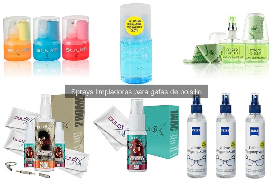 Dónde comprar sprays limpiadores para gafas de bolsillo