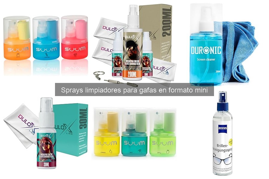 Dónde comprar sprays limpiadores para gafas mini fácilmente