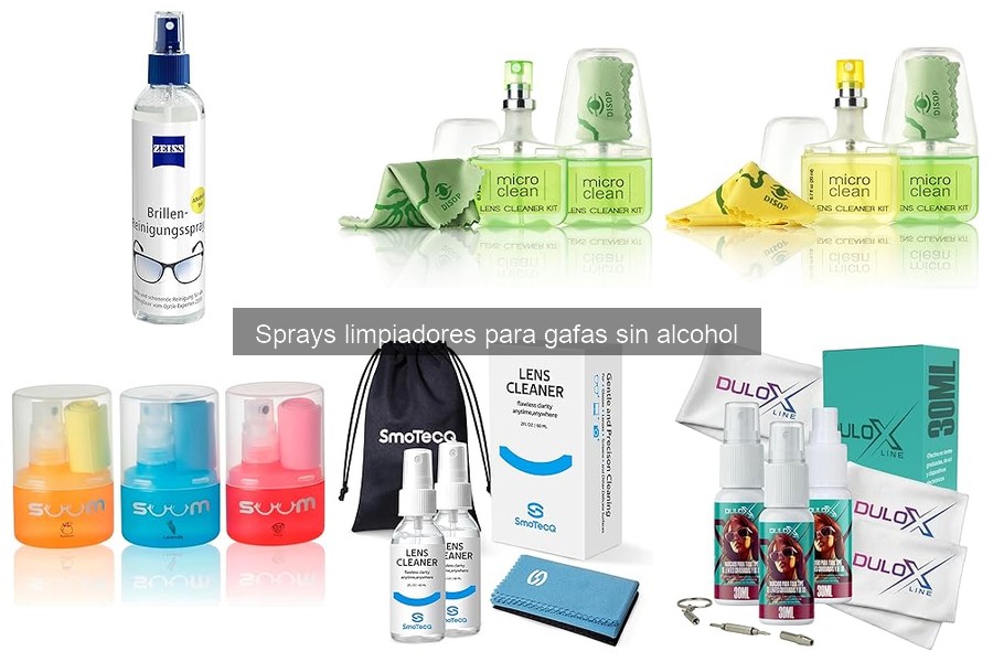 Dónde comprar sprays limpiadores para gafas sin alcohol