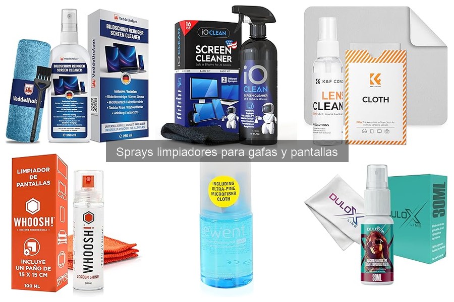 Dónde comprar sprays limpiadores para gafas y pantallas