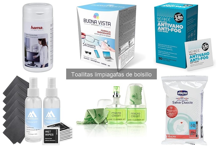 Dónde comprar toallitas limpiagafas de bolsillo online