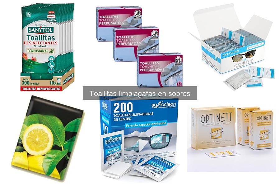 Dónde comprar toallitas limpiagafas en sobres: mejores opciones
