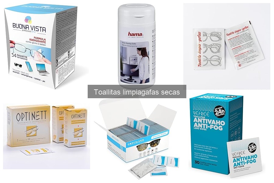 Dónde comprar toallitas limpiagafas secas al mejor precio