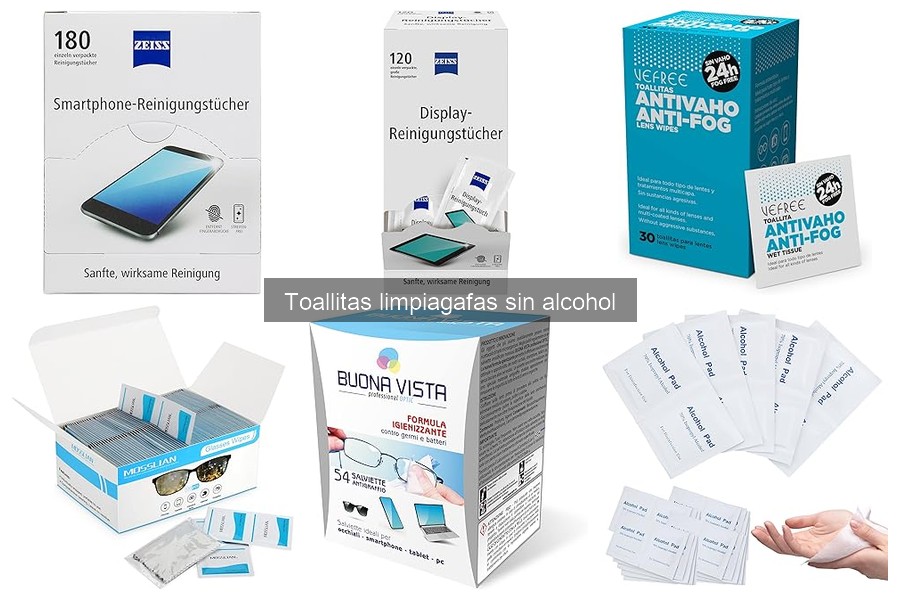 Dónde comprar toallitas limpiagafas sin alcohol fácilmente