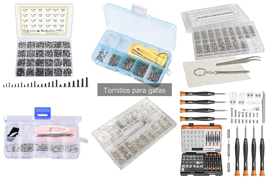 Dónde comprar tornillos para gafas: mejores tiendas y precios