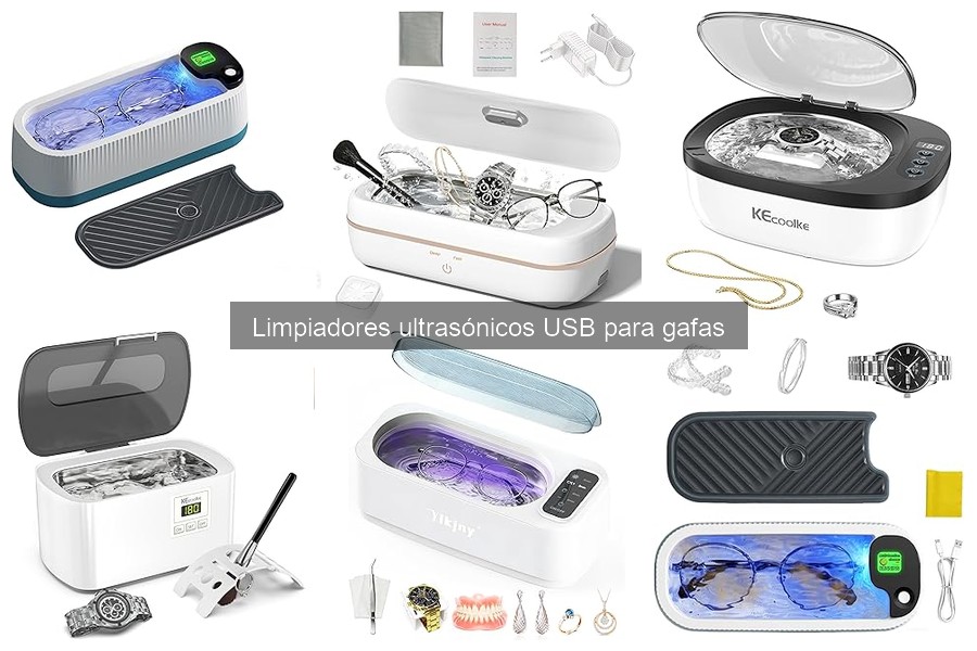 ¿Dónde comprar un limpiador ultrasónico USB para gafas?