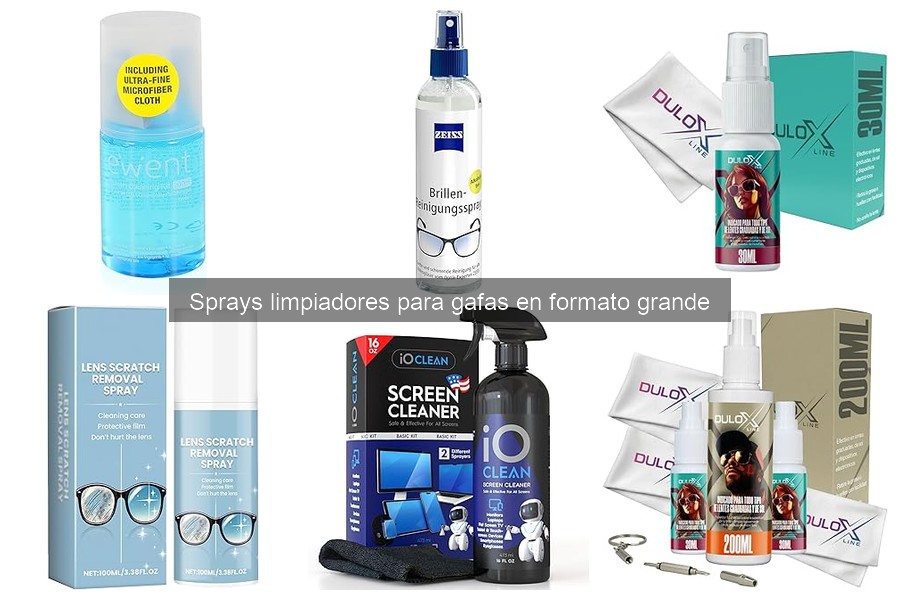 Efectos de Ingredientes en Sprays Limpiadores para Gafas