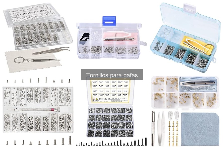 Efectos de usar tornillos inadecuados en tus gafas