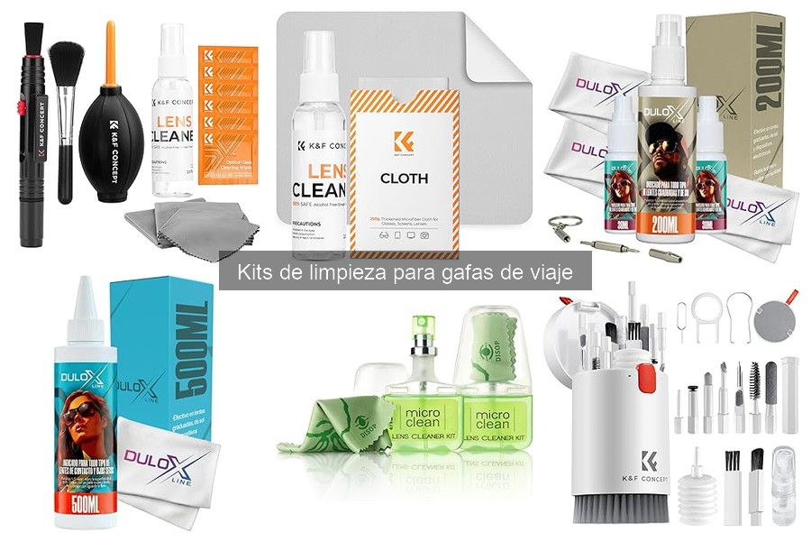 Eficiencia de los Kits de Limpieza para Gafas de Viaje