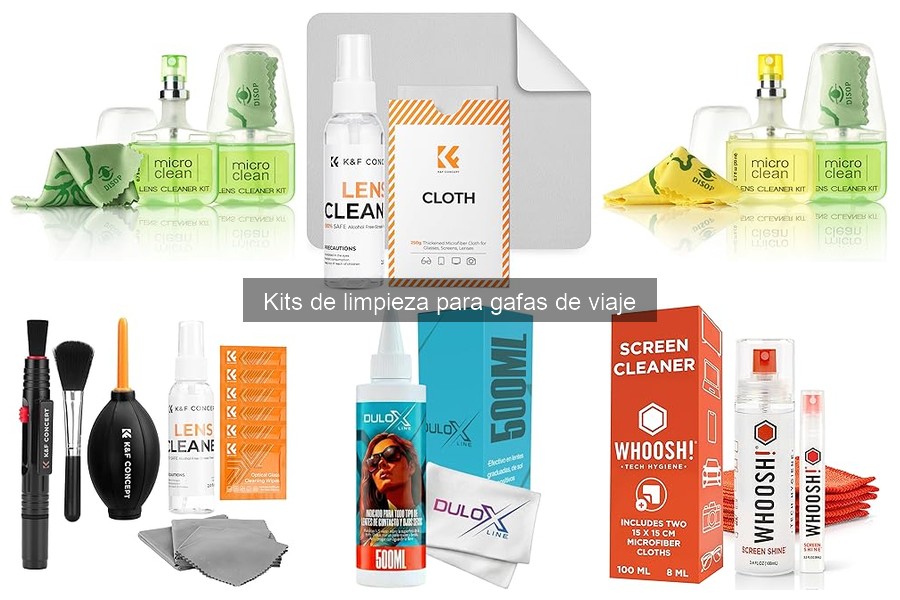 Elementos esenciales para tu kit de limpieza de gafas DIY
